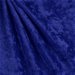 Royal Blue Panne Velvet Fabric thumbnail image 2 of 2