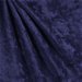 Navy Blue Panne Velvet Fabric thumbnail image 2 of 2