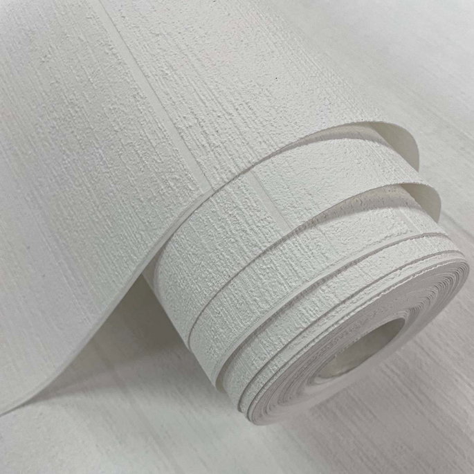 Seabrook Designs Faux Shiplap White Paintable Wallpaper image 4 of 5