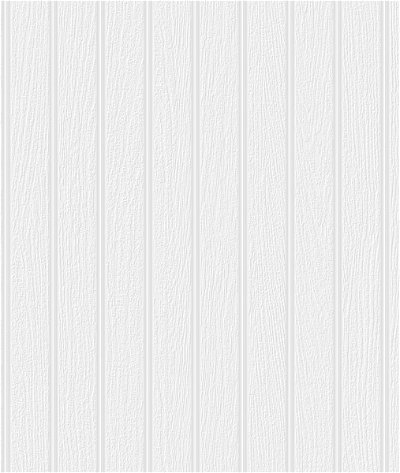 Seabrook Designs Faux Beadboard White Paintable Wallpaper