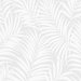 Seabrook Designs Tossed Palm White Paintable Wallpaper