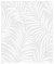 Seabrook Designs Tossed Palm White Paintable Wallpaper