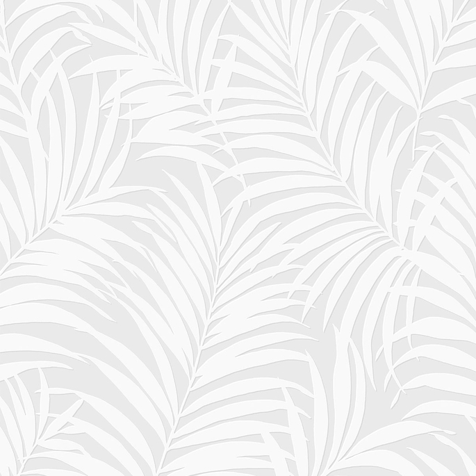 Seabrook Designs Tossed Palm White Paintable Wallpaper image 1 of 5
