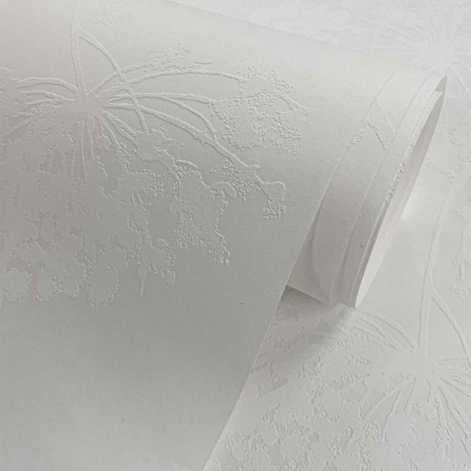 Seabrook Designs Dandelion Fields White Paintable Wallpaper image 4 of 5