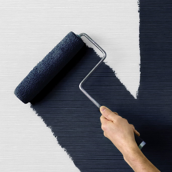 Seabrook Designs Faux Grasscloth White Paintable Wallpaper image 2 of 5