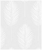 Seabrook Designs Palm Leaf White Paintable Wallpaper