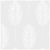 Seabrook Designs Palm Leaf White Paintable Wallpaper - Image 1