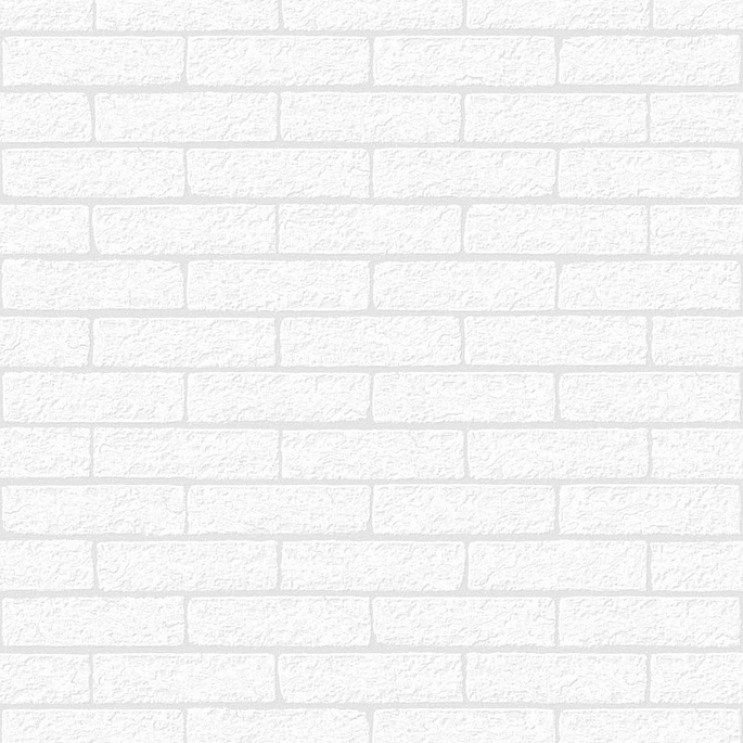 Seabrook Designs Limestone Brick White Paintable Wallpaper image 1 of 5