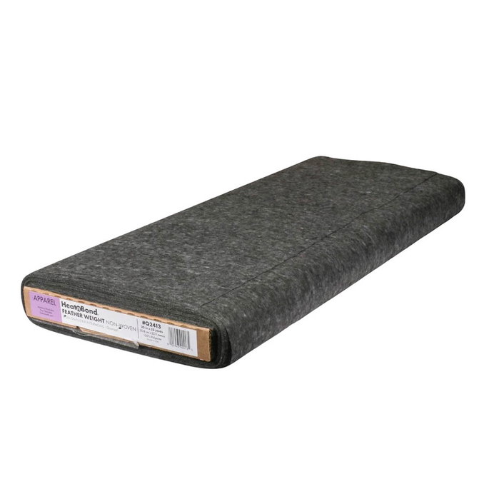 Therm O Web HeatnBond Feather Weight Non-Woven Fusible Interfacing - Charcoal image 3 of 3