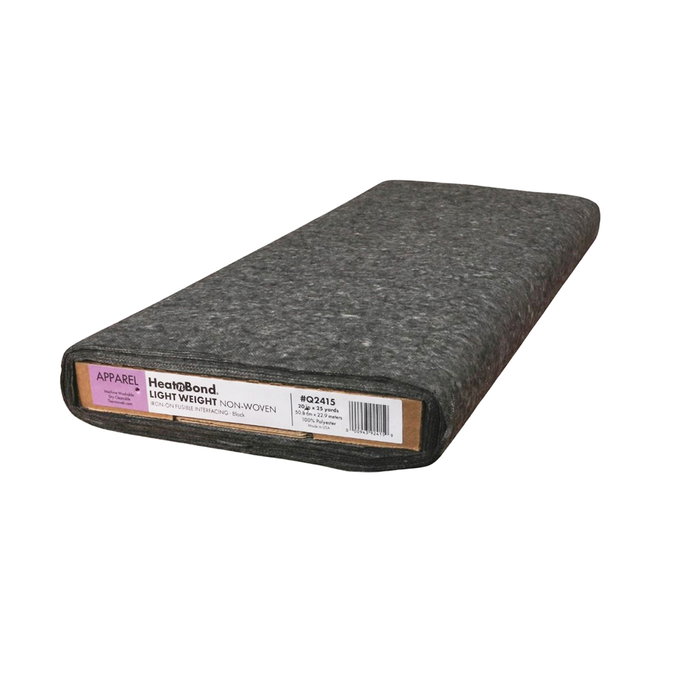 Therm O Web HeatnBond Light Weight Non-Woven Fusible Interfacing - Charcoal image 3 of 3