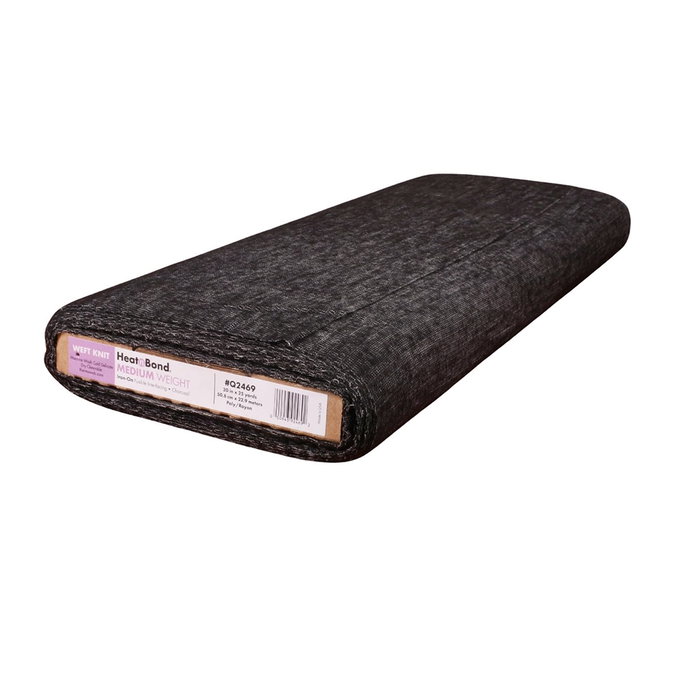 Therm O Web HeatnBond Medium Weight Weft Fusible Interfacing - Charcoal image 2 of 2