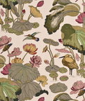 GP & J Baker Nympheus Linen Biscuit/Taupe Fabric