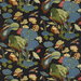 GP & J Baker Nympheus Linen Teal/Green Fabric