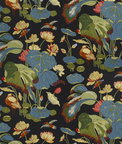 GP & J Baker Nympheus Linen Teal/Green Fabric