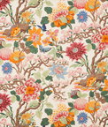 GP & J Baker Magnolia Cream/Blue Fabric