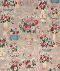 GP & J Baker Blush China Grey Fabric
