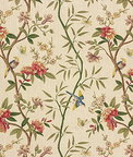 GP & J Baker Peony & Blossom Sage/Beige Fabric