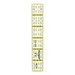 Omnigrid Clear Plastic Ruler - 1" x 6"