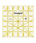 Omnigrid Quilter's Ruler with Angles - 6" x 6"