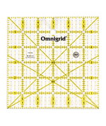 Omnigrid Quilter's Ruler with Angles - 6" x 6"