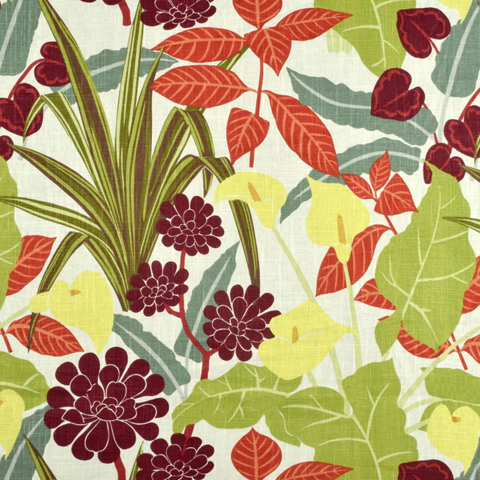 Robert Allen @ Home Rowlily Jungle Fabric image 1 of 3