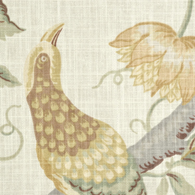 Robert Allen @ Home Peony Call Parchment Fabric image 2 of 3