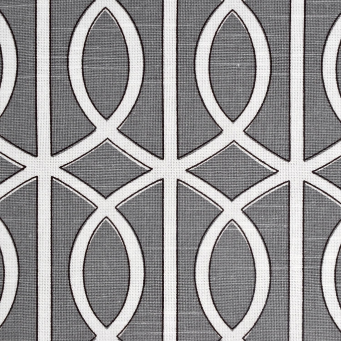 Robert Allen @ Home Bella Porte Charcoal Fabric image 2 of 3