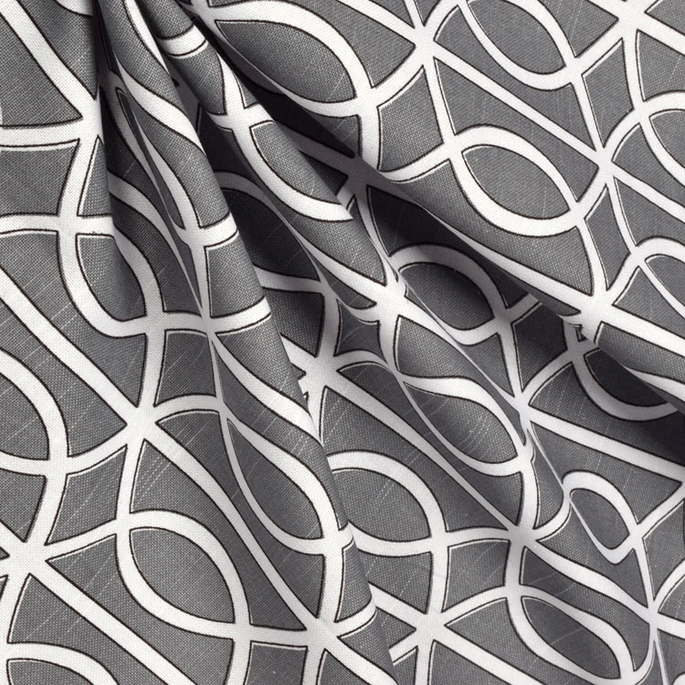 Robert Allen @ Home Bella Porte Charcoal Fabric image 3 of 3
