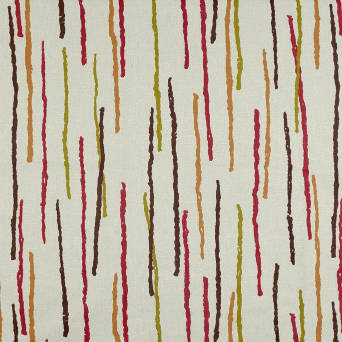 Robert Allen @ Home Abstract Lines Henna Fabric image 1 of 3
