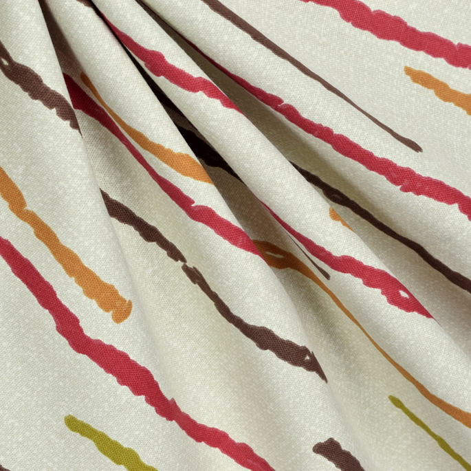 Robert Allen @ Home Abstract Lines Henna Fabric image 3 of 3