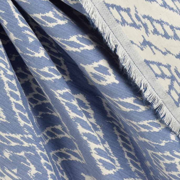 Robert Allen @ Home Strie Ikat Rain Fabric image 3 of 3