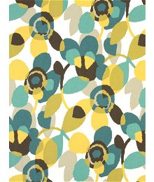 Robert Allen @ Home Abstract Flora Rain Fabric