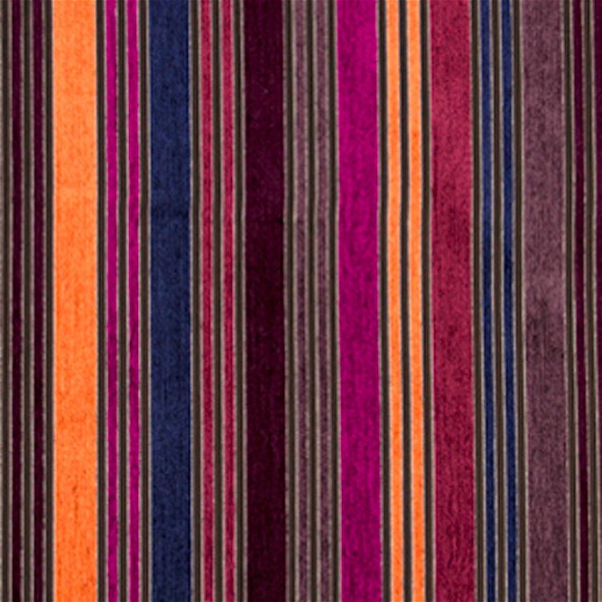 Robert Allen Contract Lifted Lines Royal Purple Fabric