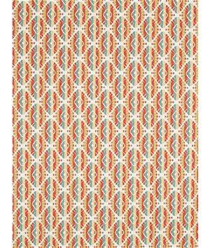 Robert Allen @ Home Twill Motif Backed Coral Fabric