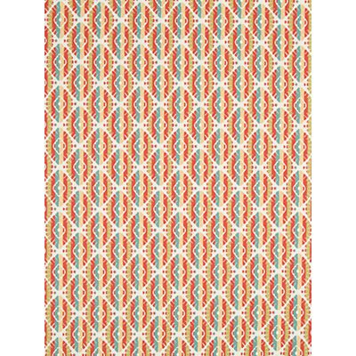 Robert Allen @ Home Twill Motif Backed Coral Fabric