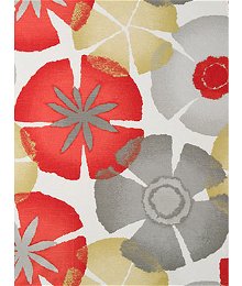 Robert Allen @ Home Pure Petals Coral Fabric