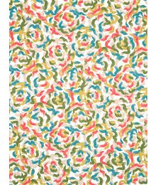 Robert Allen @ Home Soft Floral Coral Fabric