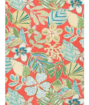 Robert Allen @ Home Mixed Motifs Coral Fabric