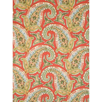 Robert Allen @ Home New Paisley Coral Fabric