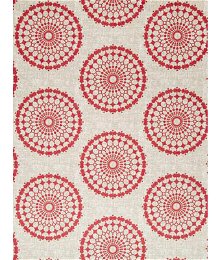 Robert Allen @ Home Circle Crest Pomegranate Fabric