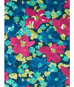 Robert Allen @ Home Evanthey Flora Fuchsia Fabric