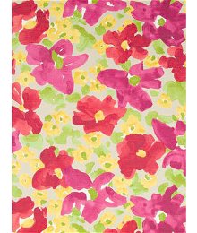 Robert Allen @ Home Evanthey Flora Poppy Fabric