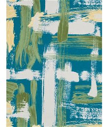 Robert Allen @ Home Sedge Abstract Turquoise Fabric