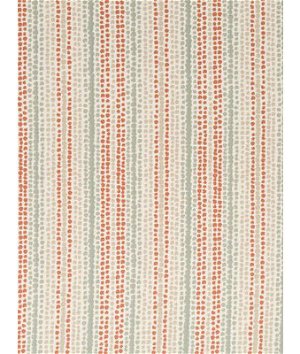 Robert Allen @ Home Stipple Railroaded Backed Coral Fabric