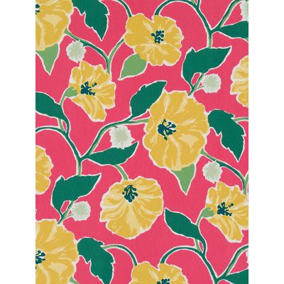 Robert Allen @ Home Jungle Bloom Strawberry Fabric