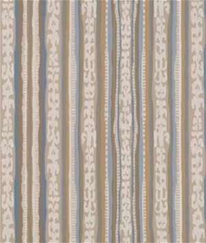 Robert Allen Woodcut Stripe Oyster Fabric