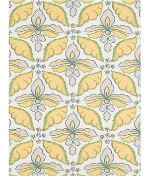 Robert Allen @ Home Painted Damask Leaf Fabric