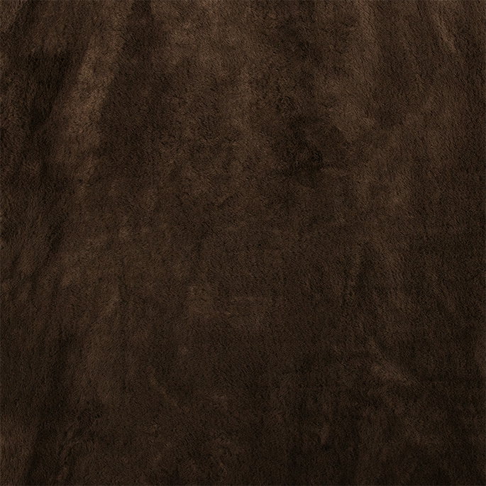 Brown Faux Rabbit Fur Fabric image 2 of 2
