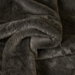 Dark Grey Faux Rabbit Fur Fabric thumbnail image 1 of 2