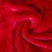 Red Faux Rabbit Fur Fabric thumbnail image 1 of 2